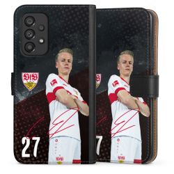 Sideflip mit langer Lasche schwarz