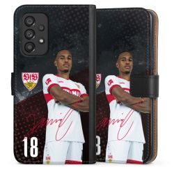 Sideflip mit langer Lasche schwarz