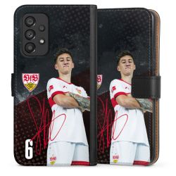 Sideflip mit langer Lasche schwarz