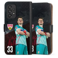 Sideflip mit langer Lasche schwarz