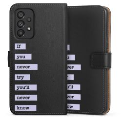 Sideflip Fodral med flap svart