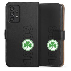 Sideflip mit langer Lasche schwarz