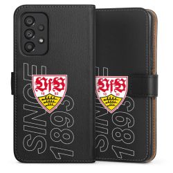 Sideflip mit langer Lasche schwarz