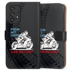 Sideflip mit langer Lasche schwarz