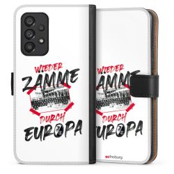 Sideflip mit langer Lasche schwarz