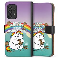 Sideflip mit langer Lasche schwarz