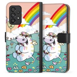 Sideflip mit langer Lasche schwarz