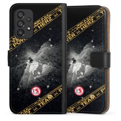 Sideflip mit langer Lasche schwarz