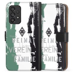 Sideflip mit langer Lasche schwarz