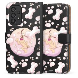 Sideflip mit langer Lasche schwarz