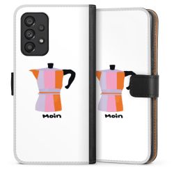 Sideflip mit langer Lasche schwarz