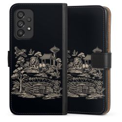 Sideflip mit langer Lasche schwarz