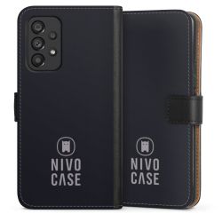 Sideflip mit langer Lasche schwarz