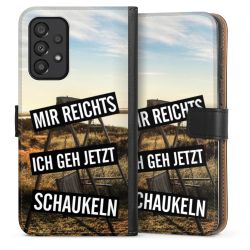 Sideflip mit langer Lasche schwarz