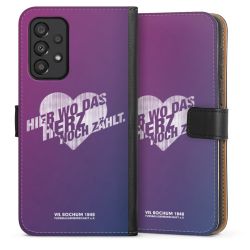 Sideflip mit langer Lasche schwarz