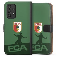 Sideflip mit langer Lasche schwarz