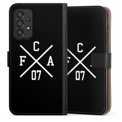 Sideflip mit langer Lasche schwarz