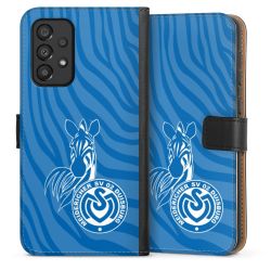 Sideflip mit langer Lasche schwarz