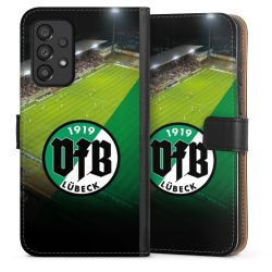 Sideflip mit langer Lasche schwarz