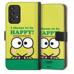 Sideflip mit langer Lasche schwarz