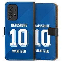 Sideflip mit langer Lasche schwarz