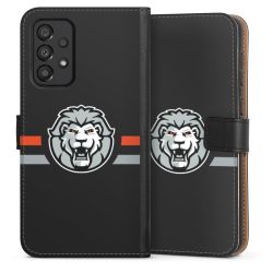 Sideflip mit langer Lasche schwarz