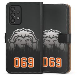 Sideflip mit langer Lasche schwarz