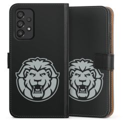 Sideflip mit langer Lasche schwarz