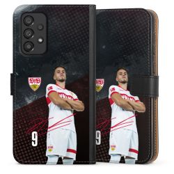 Sideflip mit langer Lasche schwarz