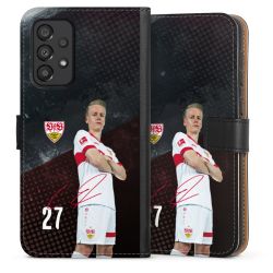 Sideflip mit langer Lasche schwarz