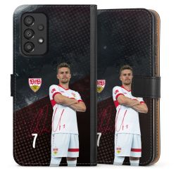 Sideflip mit langer Lasche schwarz