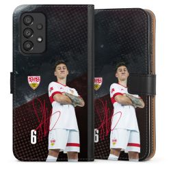 Sideflip mit langer Lasche schwarz