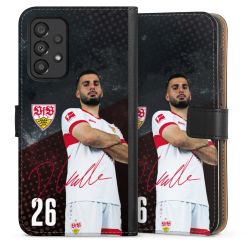 Sideflip mit langer Lasche schwarz