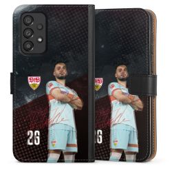 Sideflip mit langer Lasche schwarz