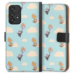 Sideflip mit langer Lasche schwarz