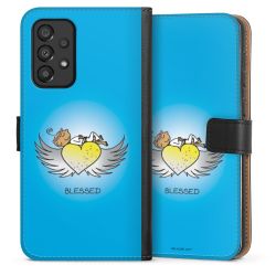 Sideflip mit langer Lasche schwarz