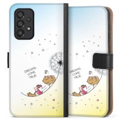 Sideflip mit langer Lasche schwarz