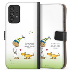 Sideflip mit langer Lasche schwarz