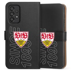 Sideflip mit langer Lasche schwarz