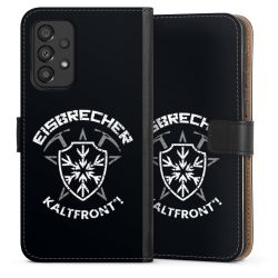 Sideflip mit langer Lasche schwarz