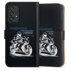 Sideflip mit langer Lasche schwarz