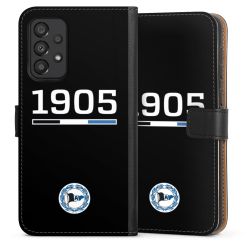 Sideflip mit langer Lasche schwarz