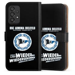 Sideflip mit langer Lasche schwarz