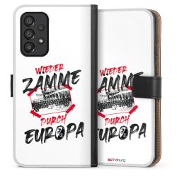 Sideflip mit langer Lasche schwarz