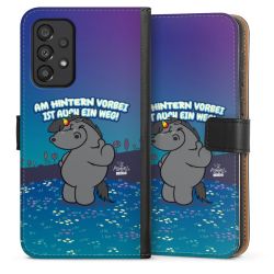 Sideflip mit langer Lasche schwarz