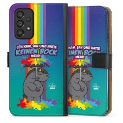 Sideflip mit langer Lasche schwarz