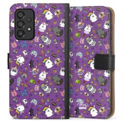 Sideflip mit langer Lasche schwarz