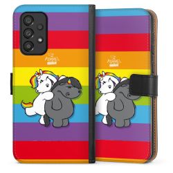 Sideflip mit langer Lasche schwarz