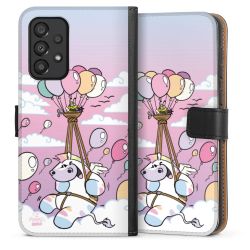 Sideflip mit langer Lasche schwarz