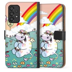 Sideflip mit langer Lasche schwarz